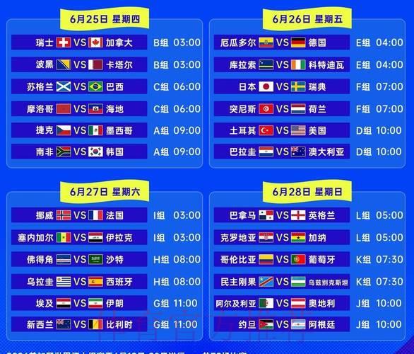 2026世界杯赛事比分官方实时直播更新